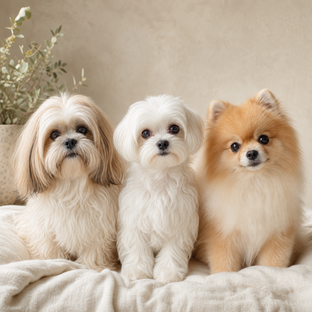 3頭の犬たち